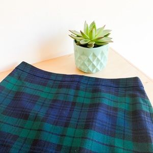 Gorgeous J.CREW tartan pencil skirt